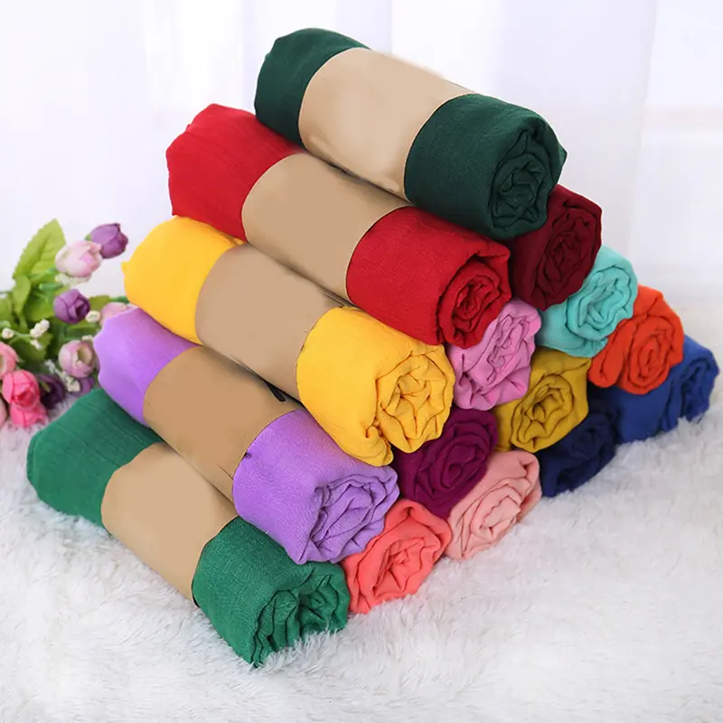 Designer Brand Scarf Women Cotton Hijabs Scarf Pashmina Lady Shawls And Wraps Beach Scarves Neck Bandana Men Scarf/Black Scarfs