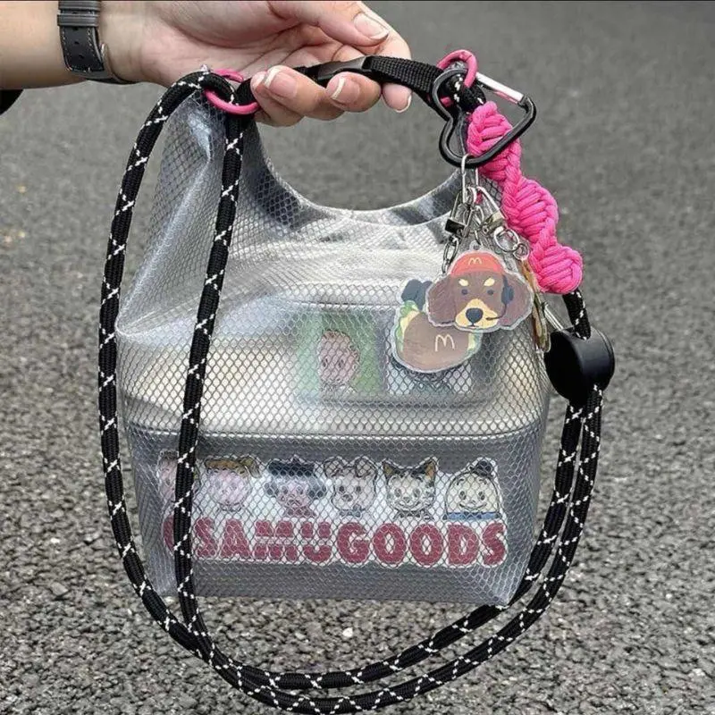 Toiletry Bag Transparent Cosmetic Bag Waterproof Shower Caddy Bag With Capacity Portable Storage For Toiletries For Travel