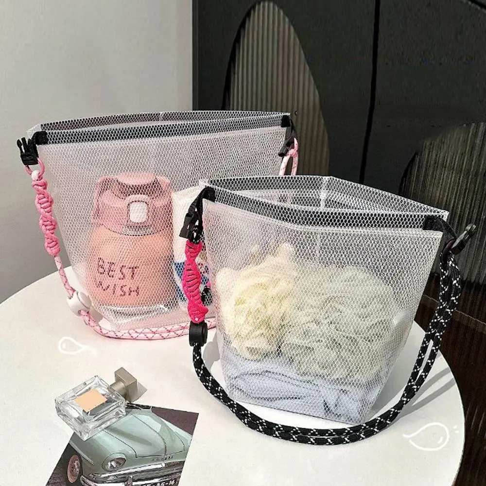 Toiletry Bag Transparent Cosmetic Bag Waterproof Shower Caddy Bag With Capacity Portable Storage For Toiletries For Travel