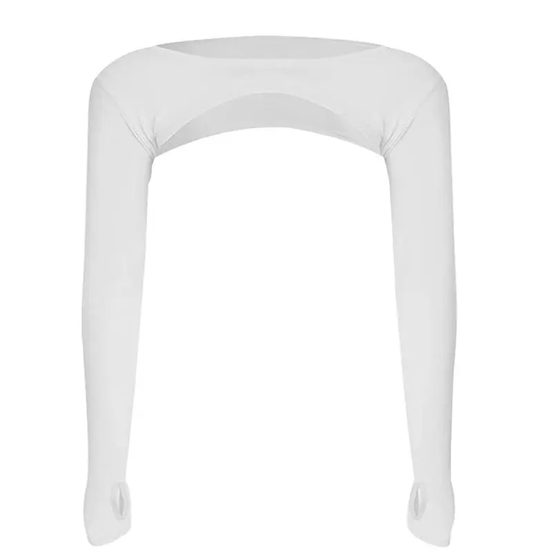 Hot Cycling UV Arm Cover Sleeve Shawl Ice Silk Ultra-thin Cropped Cape Sports Gloves Outdoor Activities Running Fishing Sleeves