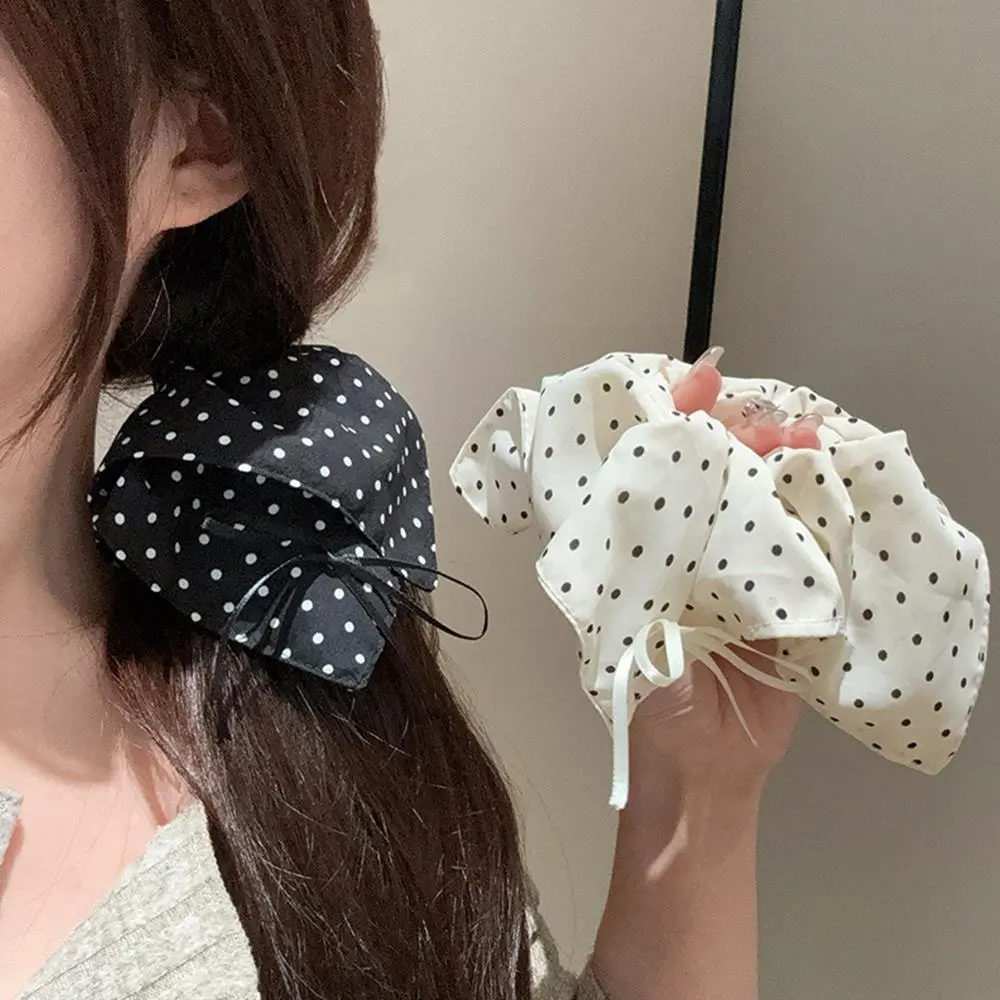 Women Square Large Scrunchies Vintage Plaid Hair Bands Ponytail Holder Tie Hair Hoop Scrunchy Rubber Band Women Hair Accessories