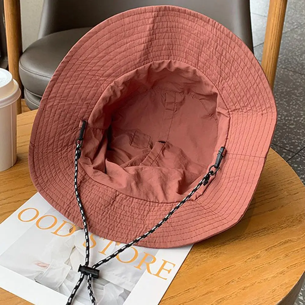 Foldable Bucket Hat Quick Drying Windproof Waterproof Breathable Visor Multi Functional Fisherman Cap Summer Anti-UV Panama Cap