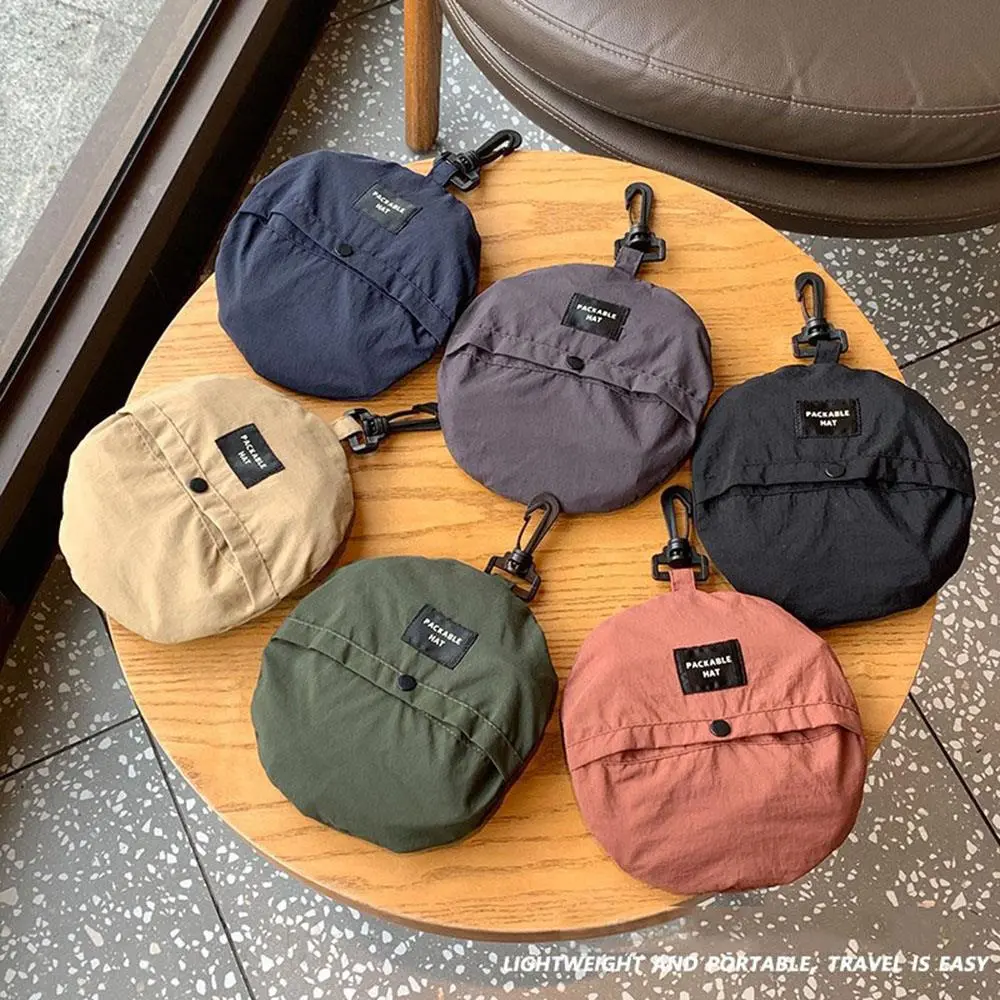 Foldable Bucket Hat Quick Drying Windproof Waterproof Breathable Visor Multi Functional Fisherman Cap Summer Anti-UV Panama Cap