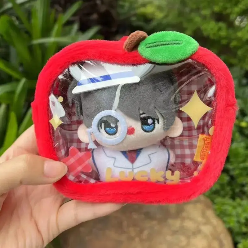INS Korean Red Apple Bag Pendant Accessories Cute Fashion Transparent PVC Doll Storage Bag Student Backpack Pendant Girls Gifts