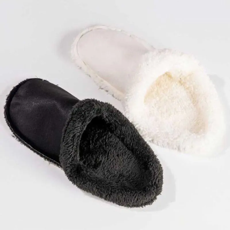 1 Pair Thickened Winter Warm Plush Insoles Shoe Charm For Cros Hole Shoes Plush Liner Soft Shoes Cover Shoes Accessories