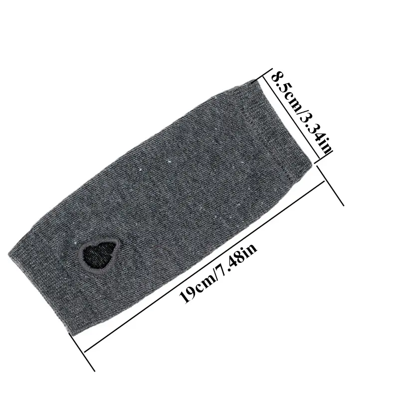 Black Punk Long Fingerless Gloves Cuff Women Men Hip Hop Gloves Sport Outdoor Elbow Mittens Knitted Stretch Winter Arm Warmer