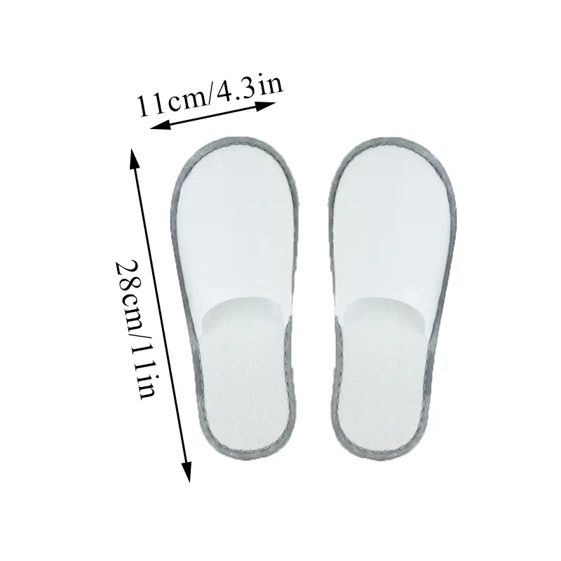 1pair Disposable Slippers Men Women Indoor Slippers Sanitary Party Home Non-slip Flip Flop Guest Slippers Wedding Soild Slippers