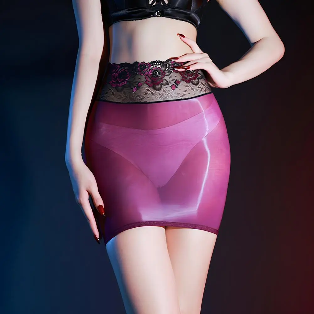 Ladies Hot Bodycon Bandage Elastic Skirt See Through Micro Mini Erotic Low Waist Clubwear Nightclub Sexy Black White MINI Skirt