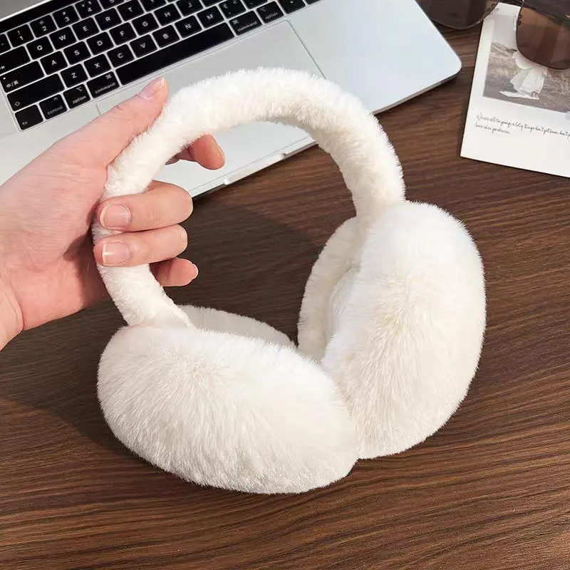 2024 New Thermal Earmuffs All-Match Autumn Winter Cycling Thicken Ear Bags Imitation Rabbit Marten Ear Muffs Plush Ear Protector
