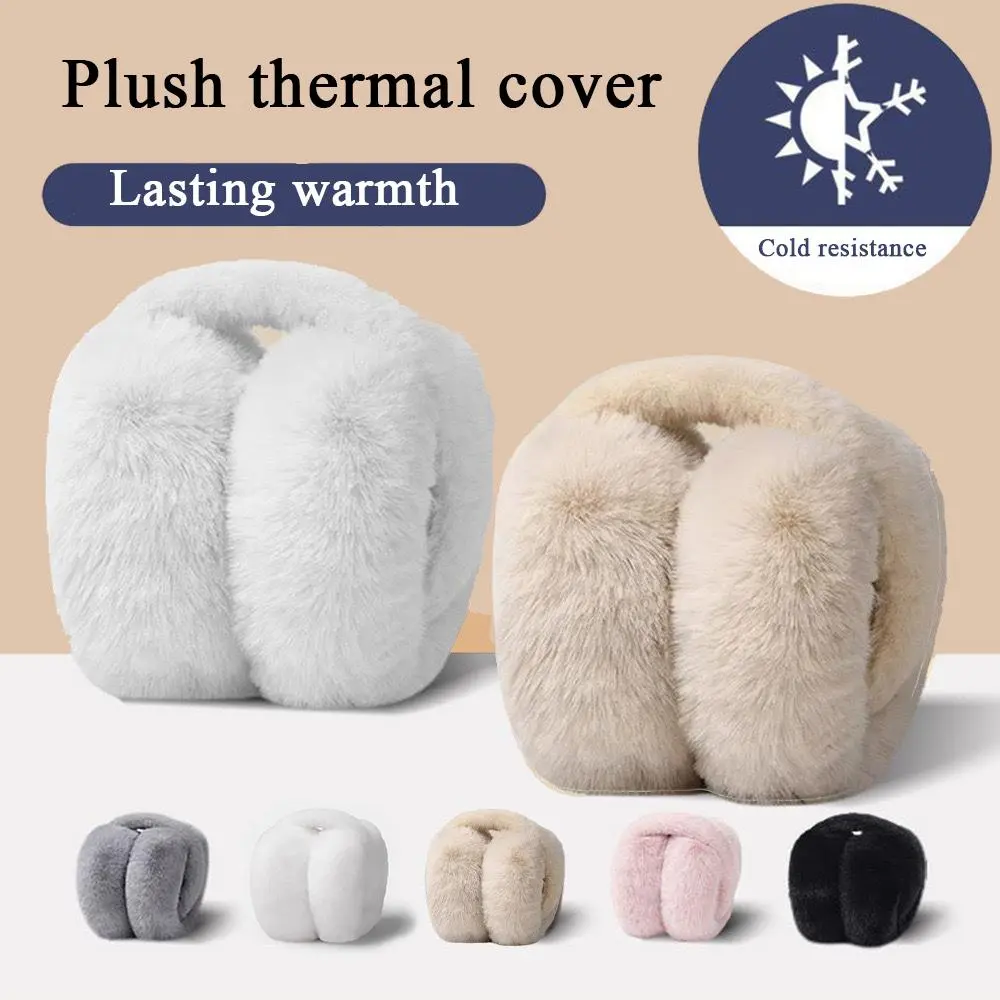 2024 New Thermal Earmuffs All-Match Autumn Winter Cycling Thicken Ear Bags Imitation Rabbit Marten Ear Muffs Plush Ear Protector