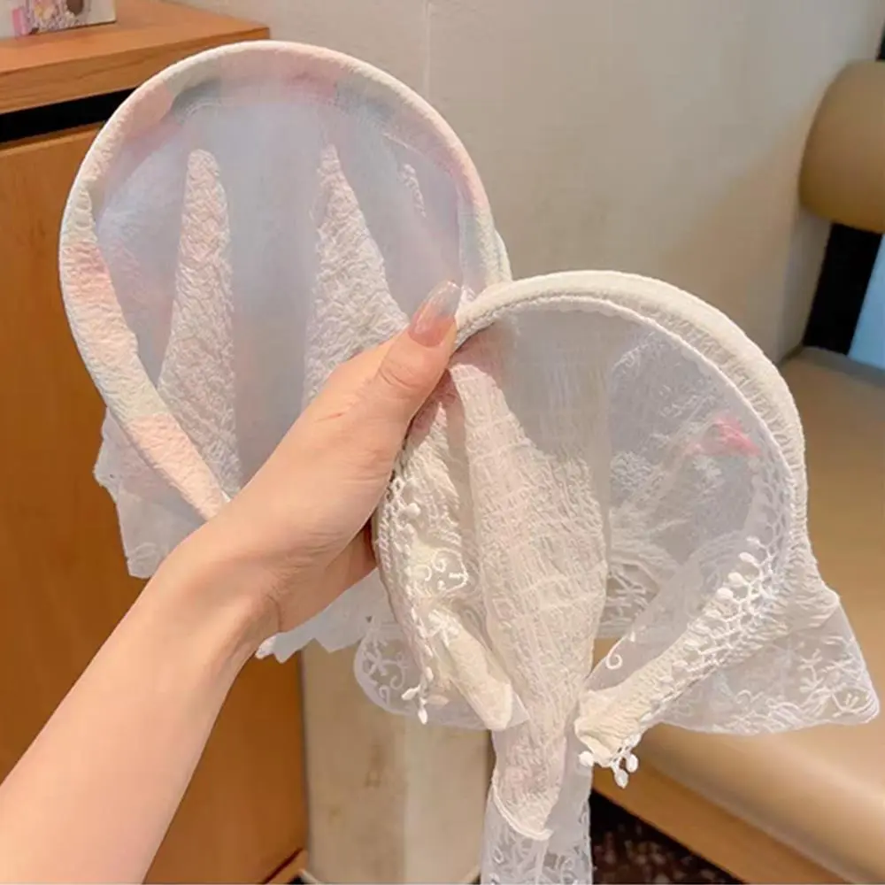 Lace Triangular Hair Scarf Headband Square Headscarf Hairband Turban Bandage Bandana Headband Women Headwarp Hair Accessories