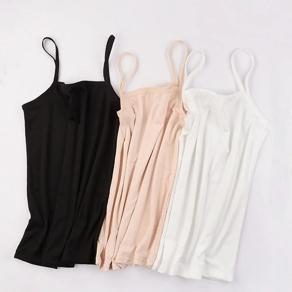 Wholesale Women Solid Color Suspender Camisole Tank Top For Women's Short Yoga Sports Crop Top Sleeveless Sexy Slim Fit Tops