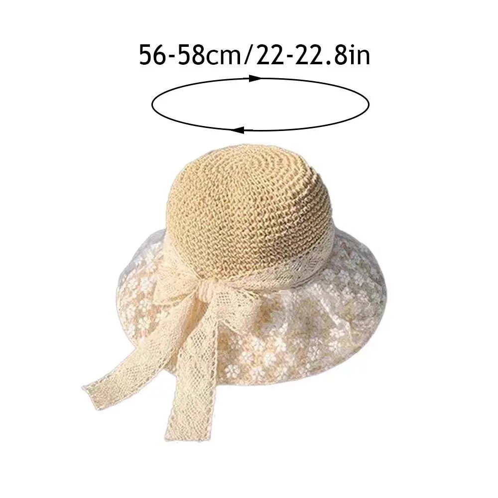 Women Sun Hat Wide Large Brim Beach Hats Womens Summer Straw Hat Foldable Sun Hat Chapeau Femme Beach UV Protection Cap
