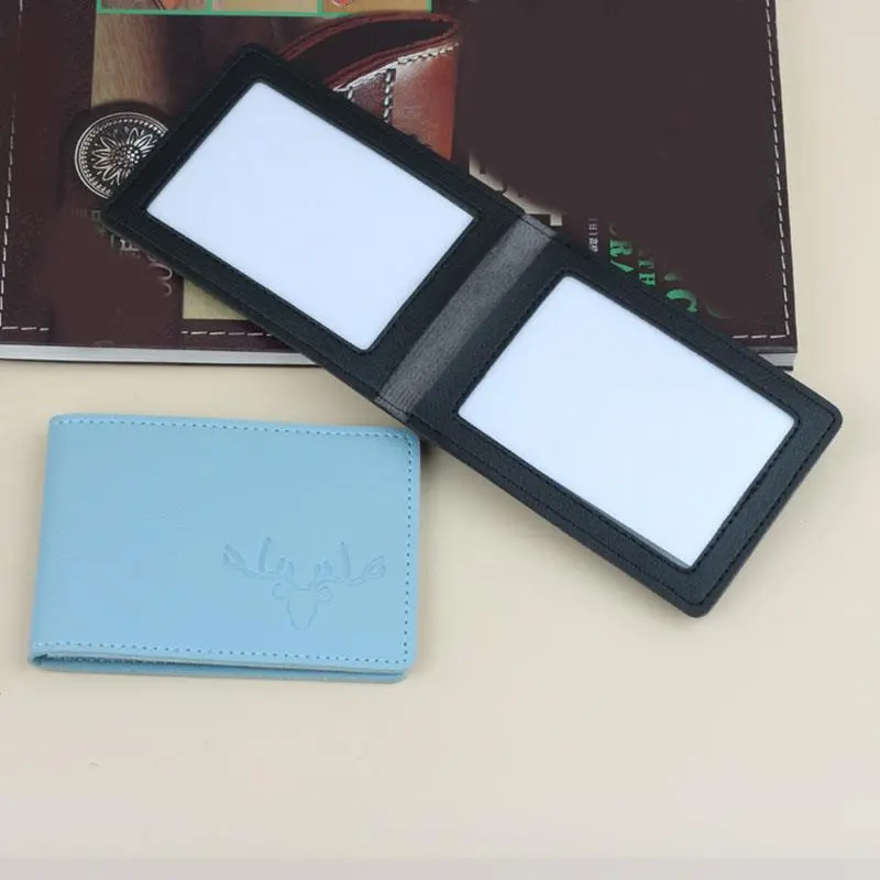 Ultra Thin Auto Driver License Bag Artificial PU On Cover For Car Driving Documents ID Card Holder Purse Wallet Case Card Holder