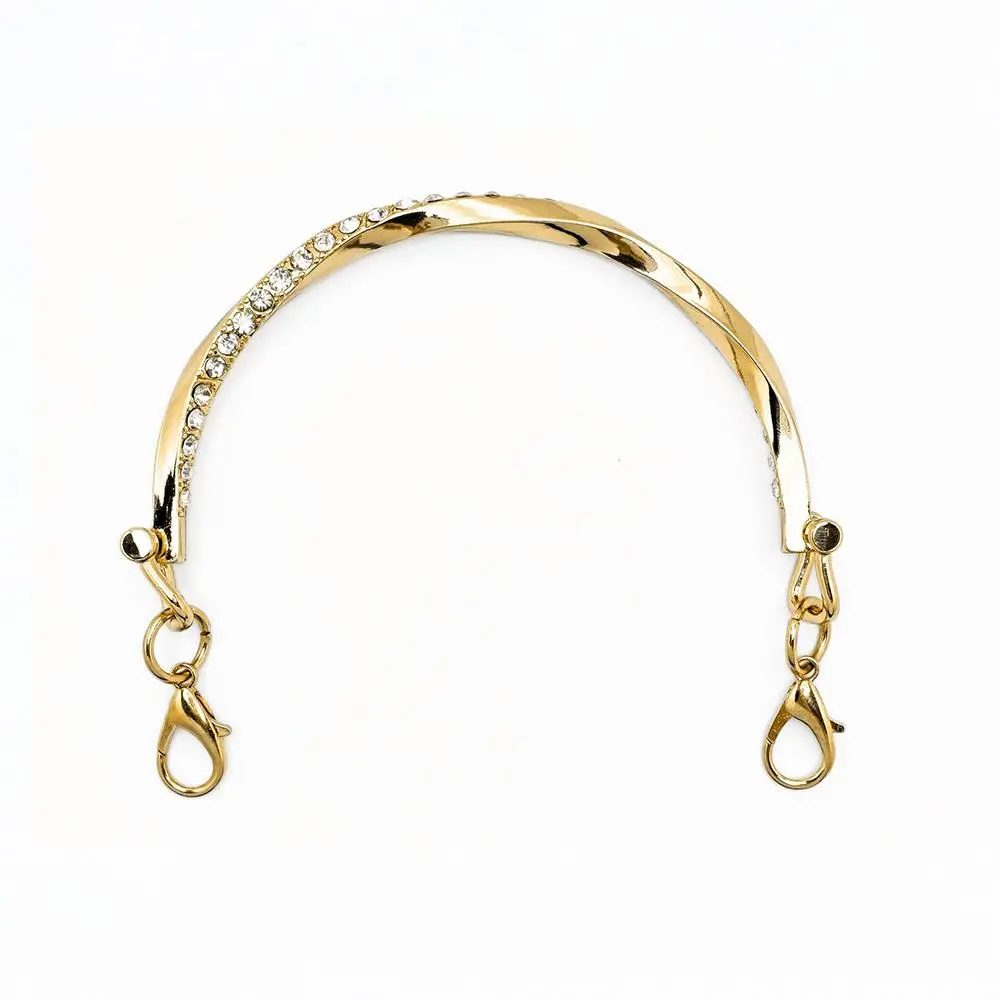 1PC Metal Gold Silver Bag Handle Replacement DIY Crafts Handbag Shoulder Bags Part Handle Women Handbags Parts Bag Accessories