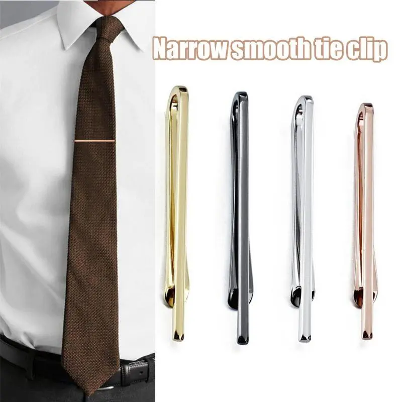 Simple Fashion Tie Clips Men'S Metal Necktie Daily Business Wedding Ceremony Tie Clip Pin Men Party Jewelry Accessories Gift
