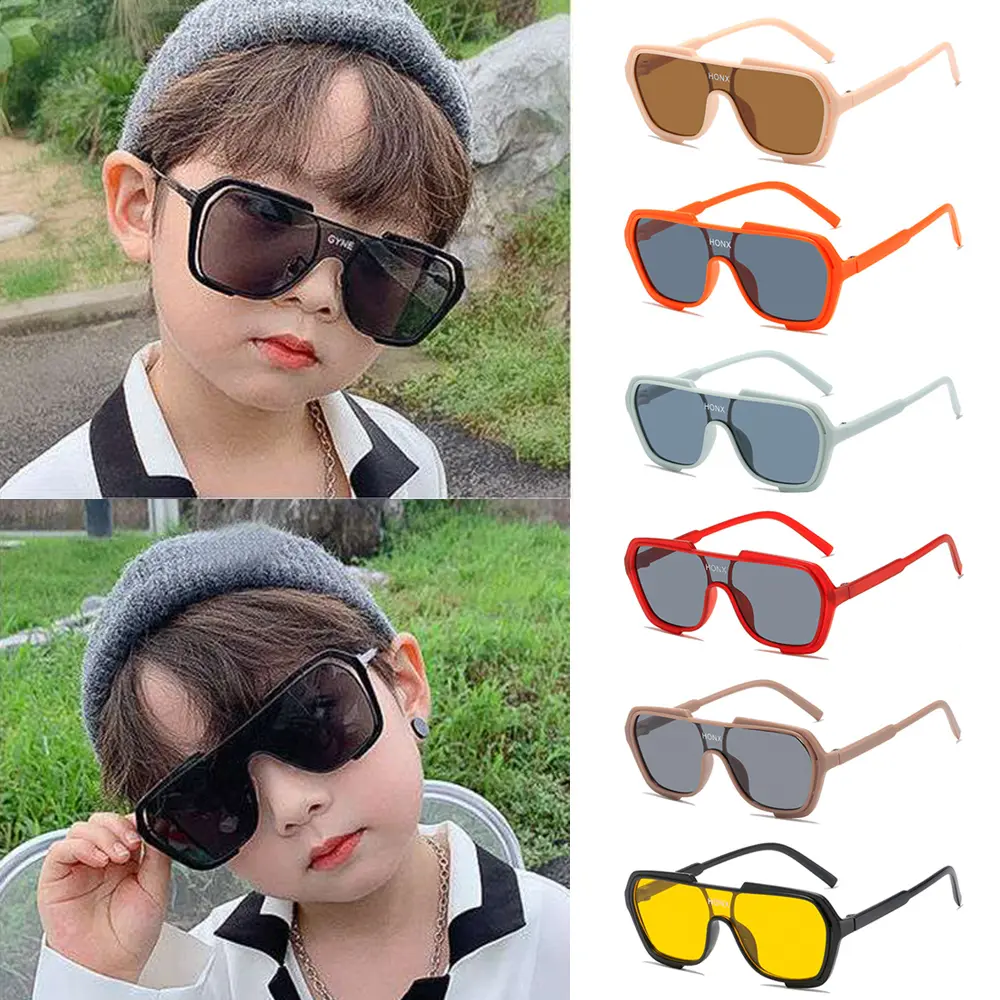 2024 Fashion Kids Sunglasses Children Brand Square Sun Glasses Anti-uv Baby Sun-shading Eyeglasses Girl Boy Sunglass UV400