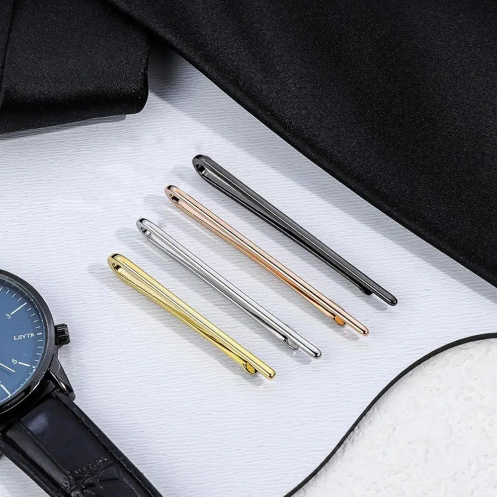 Simple Fashion Tie Clips Men'S Metal Necktie Daily Business Wedding Ceremony Tie Clip Pin Men Party Jewelry Accessories Gift