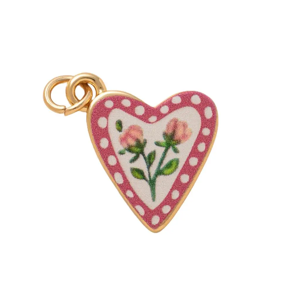 INS Design Sense Simple Personality Multi Small Flower Love Popular Pendant Charms For Jewelry Necklace Bracelet Accessories