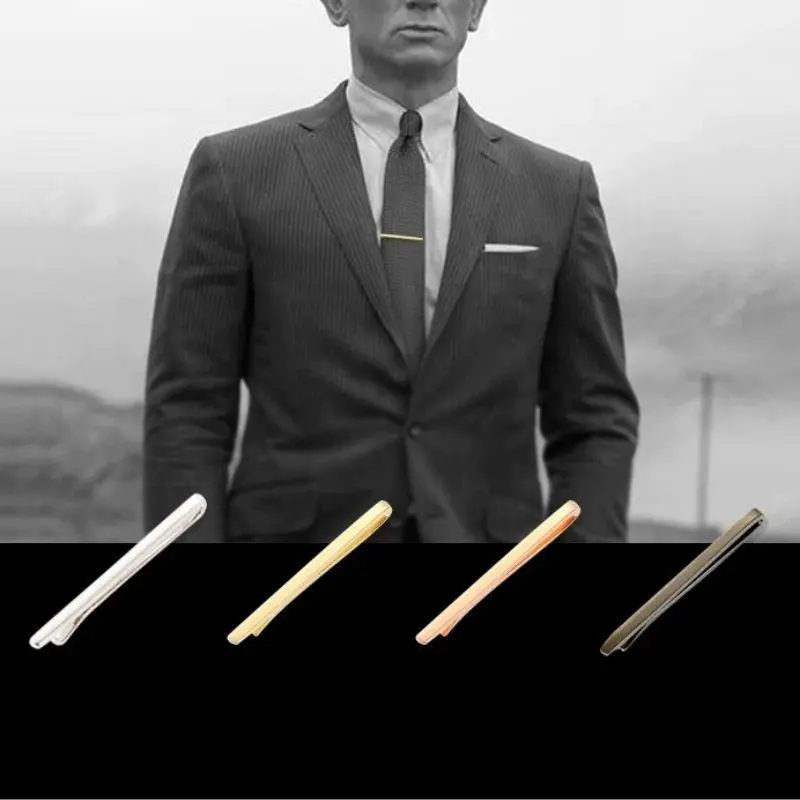 New Fashion Men'S Tie Clips Metal Necktie Daily Business Wedding Ceremony Tie Clip Pin Men Fashion Party Jewelry Accessories