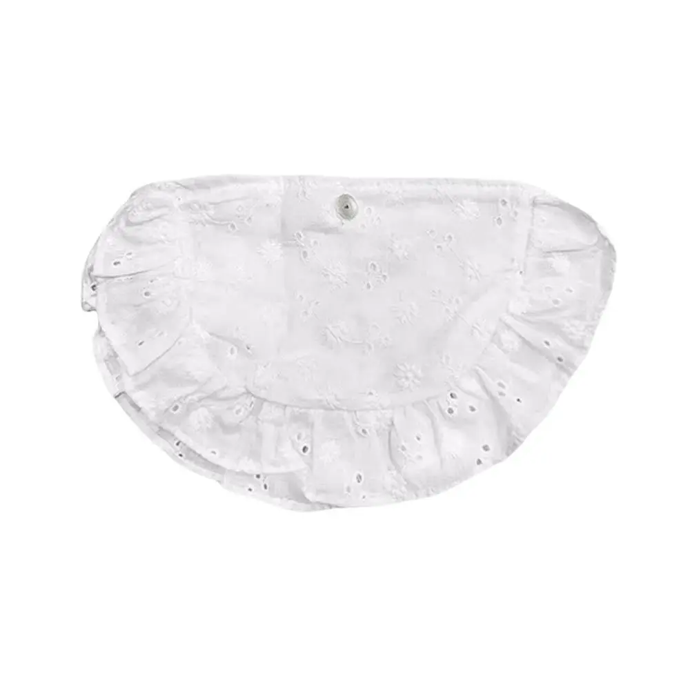 New Korean Bandage Lace Mini Handbags Layered Fairy Sweet Bags Women Trendy Y2k Waist Packs Bandage Dress Shoelace Waist Bag