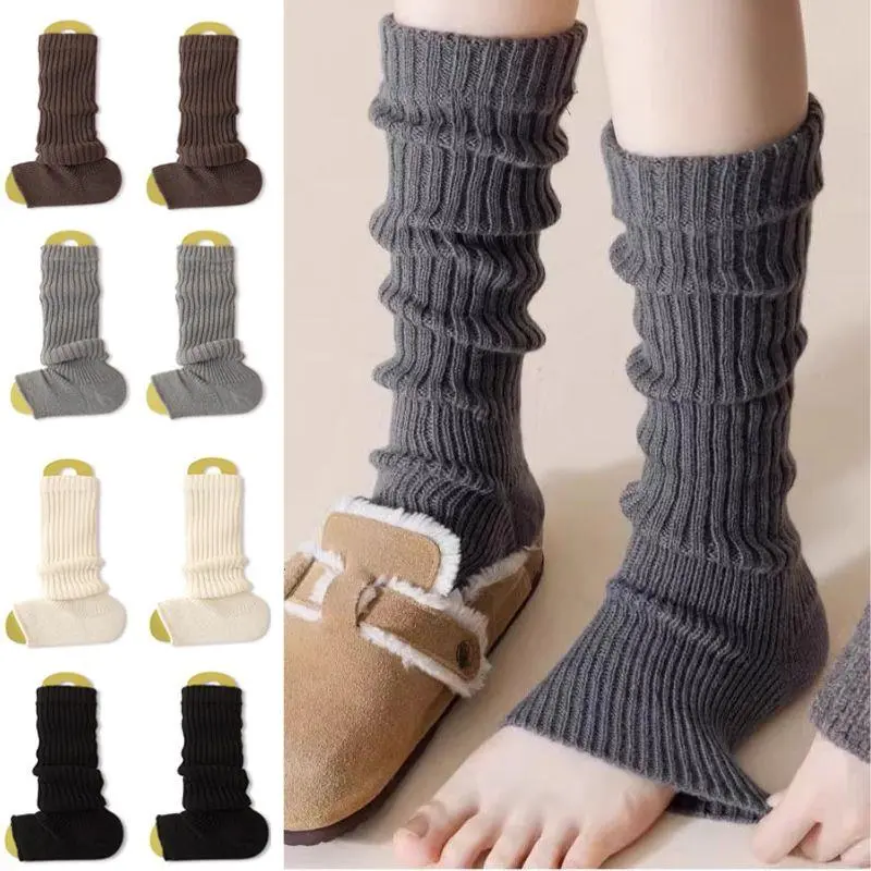 Women's Leg Warmers Autumn Winter Thicken Wool Foot Sock Cashmere Keep Warm Leggings Arm Warm Hosiery Boot Cover Boot Cuffs