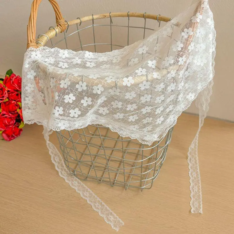 Lace Triangular Hair Scarf Headband Square Headscarf Hairband Turban Bandage Bandana Headband Women Headwarp Hair Accessories
