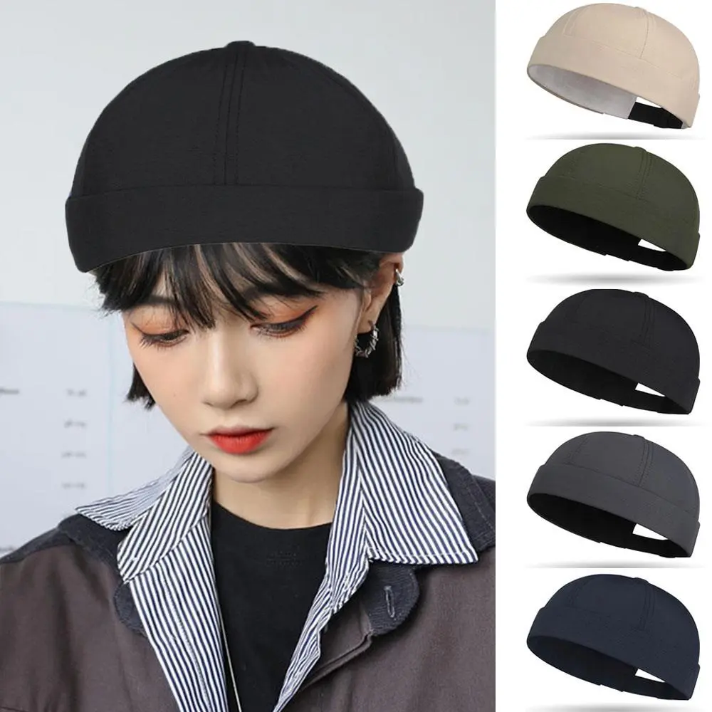 Quick Drying Breathable Fishing Hat Thin Brimless Men's And Women's Hats Watermelon Hats Trendy Men's American Work Clothes Hats