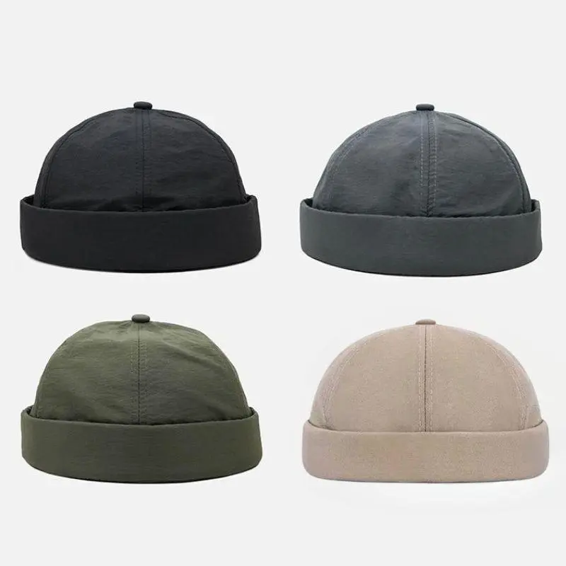 Quick Drying Breathable Fishing Hat Thin Brimless Men's And Women's Hats Watermelon Hats Trendy Men's American Work Clothes Hats