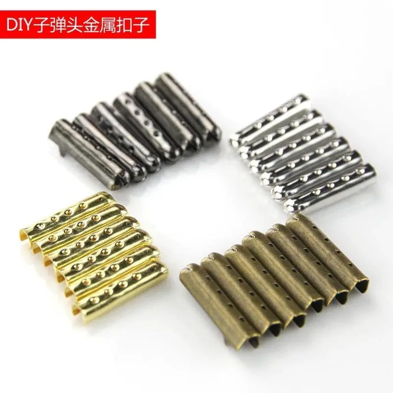 100 PCS Shoelace Head Aglets DIY Shoelaces Repair Shoe Lace Tips Replacement Head Shoestrings Bullet Aglets Shoes Accessories