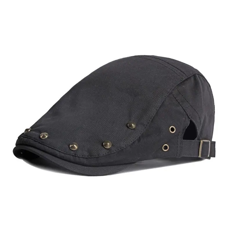 Rivet front cap Children Japanese retro y2k Spice Girls reverse wear artist Beret cap