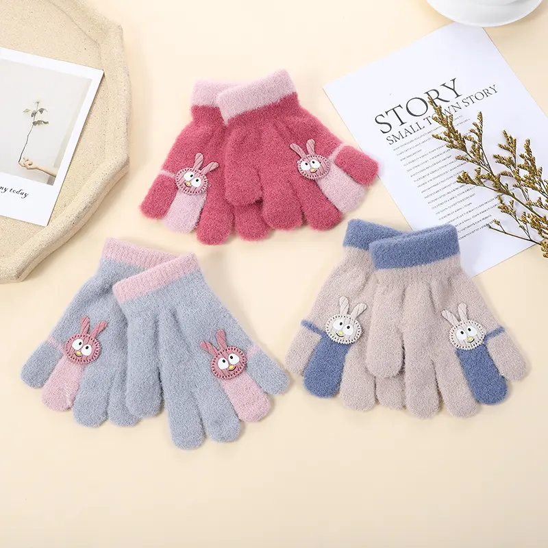 Children's Rabbit Gloves Winter gloves for children ages 2-6 years old