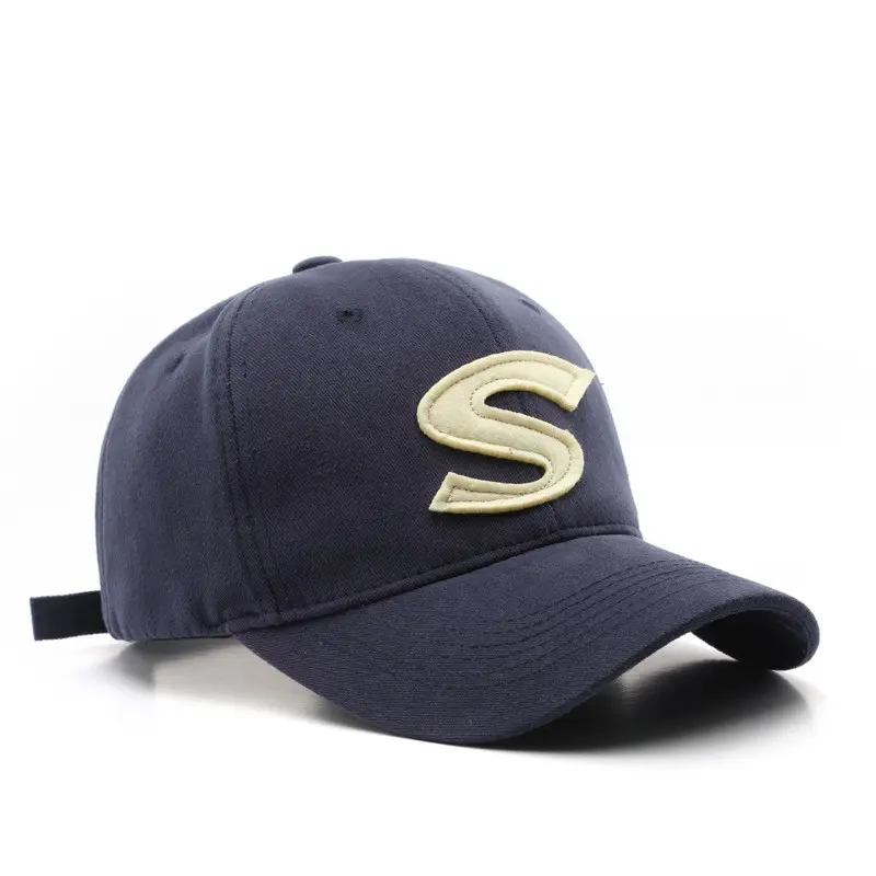 Letter large S baseball cap summer fashion outdoor sun visor
