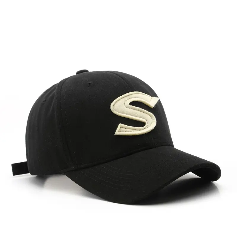 Letter large S baseball cap summer fashion outdoor sun visor