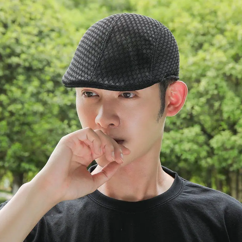 Summer breathable beret cap