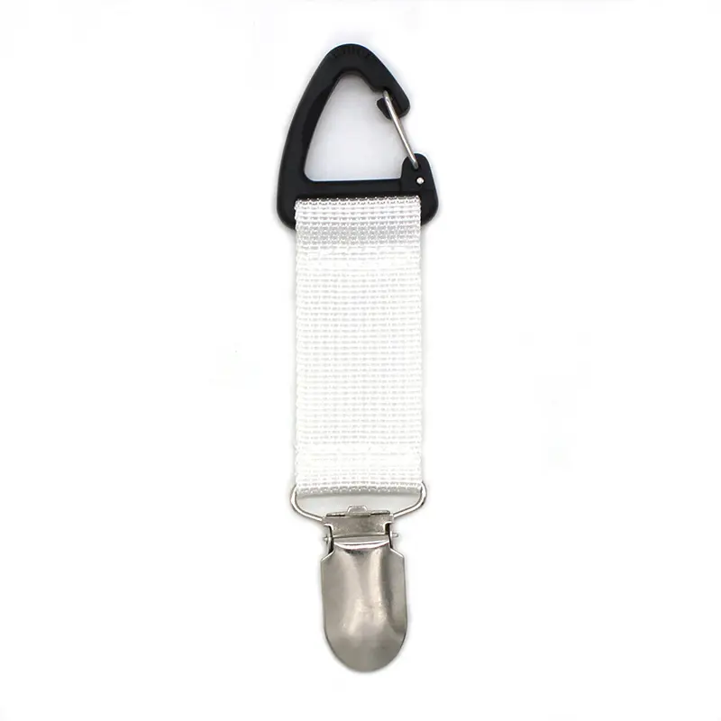 Outdoor travel straw hat clip Portable hat companion bag clip Multi-purpose outdoor glove organizer
