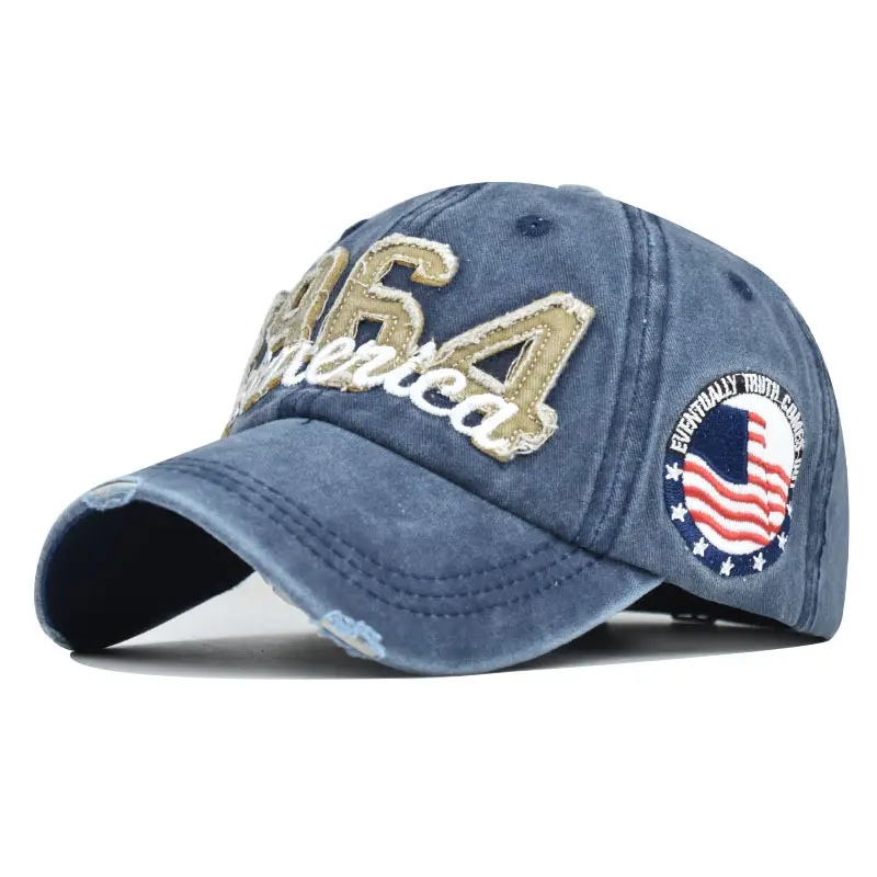 2023 New Baseball cap 1964 Embroidery America Wash Cowboy do Old wash cotton Summer men outdoor