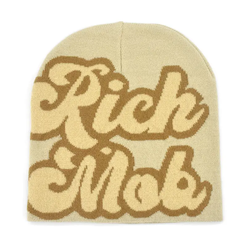 2024 Winter Hats Men Women Unisex Toddler beanie hats Embroidery Rich MOQ Knitted Hat