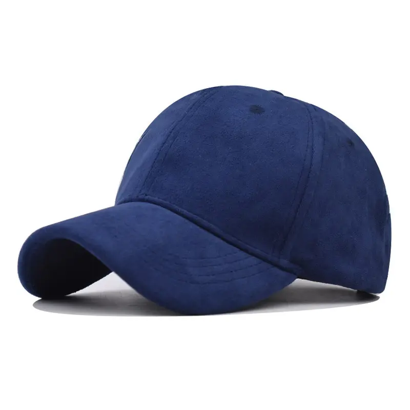 Solid Suede Retro Baseball Caps For Men Women Spring Autumn Street Snapback Hip Hop Hat Adjustable Faux Fur Sunscreen Visor Cap