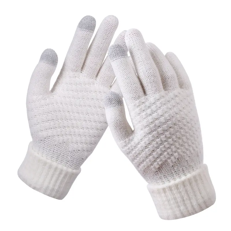 Knitted gloves for men and women for adults