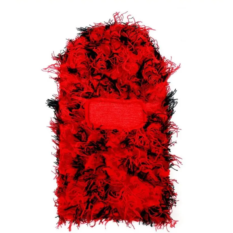 Balaclavas Men's and women's knitted camouflage headgear personalized woolen hats
