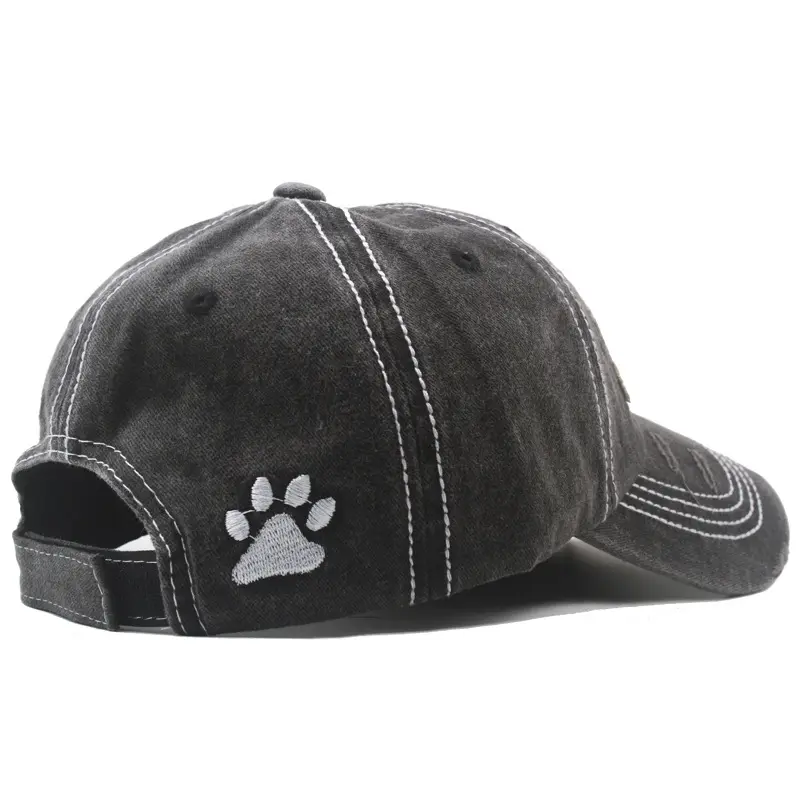 Spring and autumn Outdoor Cotton Hat Letter DOG only Embroidery Wash Men's Hats Baseball