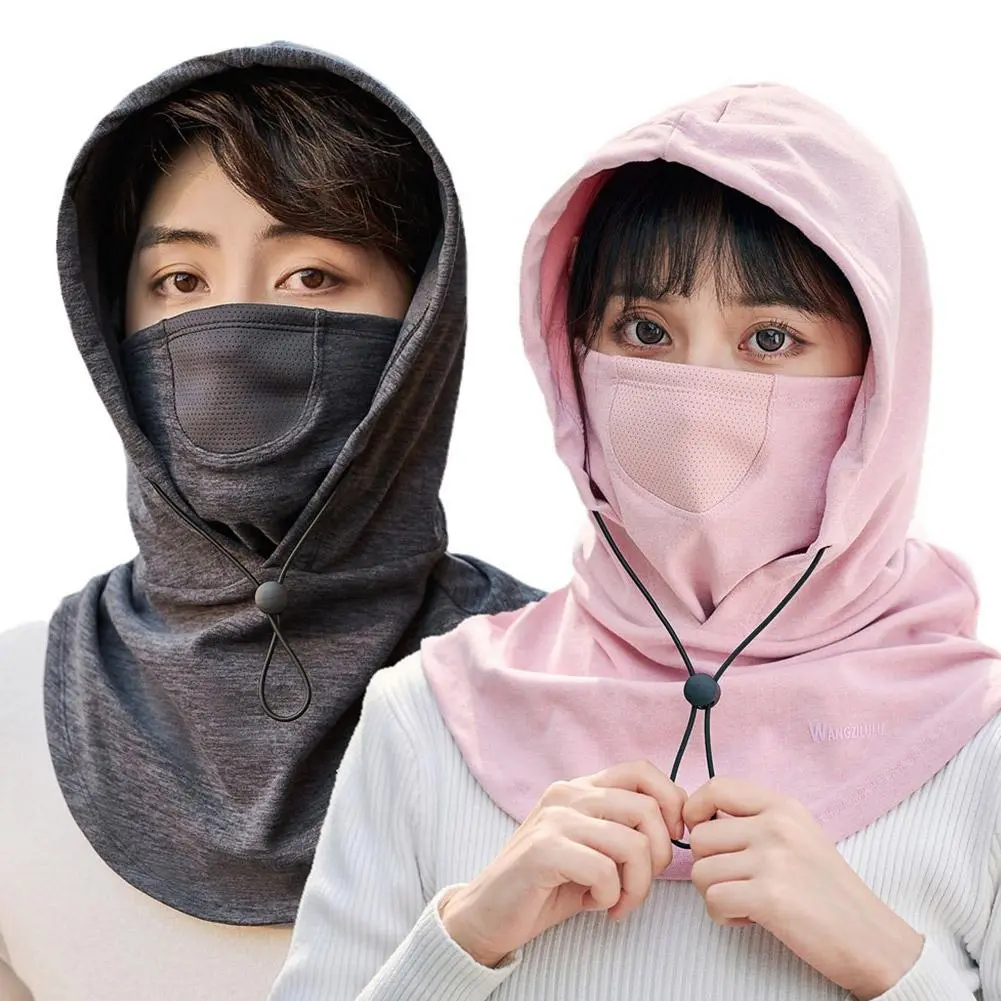 Winter Warm Balaclava Cycling Cap Outdoor Sports Windproof Bib Cold-proof Bicycle Cap Motorcycle Ski Women Polar Men Fleece