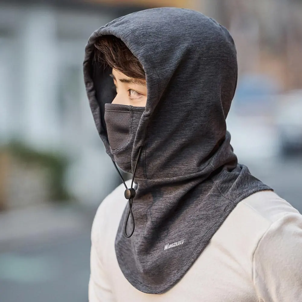 Winter Warm Balaclava Cycling Cap Outdoor Sports Windproof Bib Cold-proof Bicycle Cap Motorcycle Ski Women Polar Men Fleece