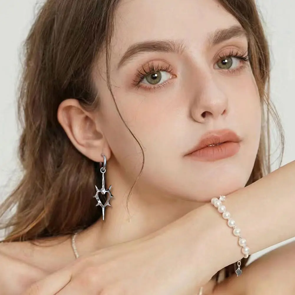 Classic Star Earrings | Grunge Jewelry Hypoallergenic Goth Edgy Alt Fairy Punk Aesthetic Dangly Chunky Coquette Minimalist