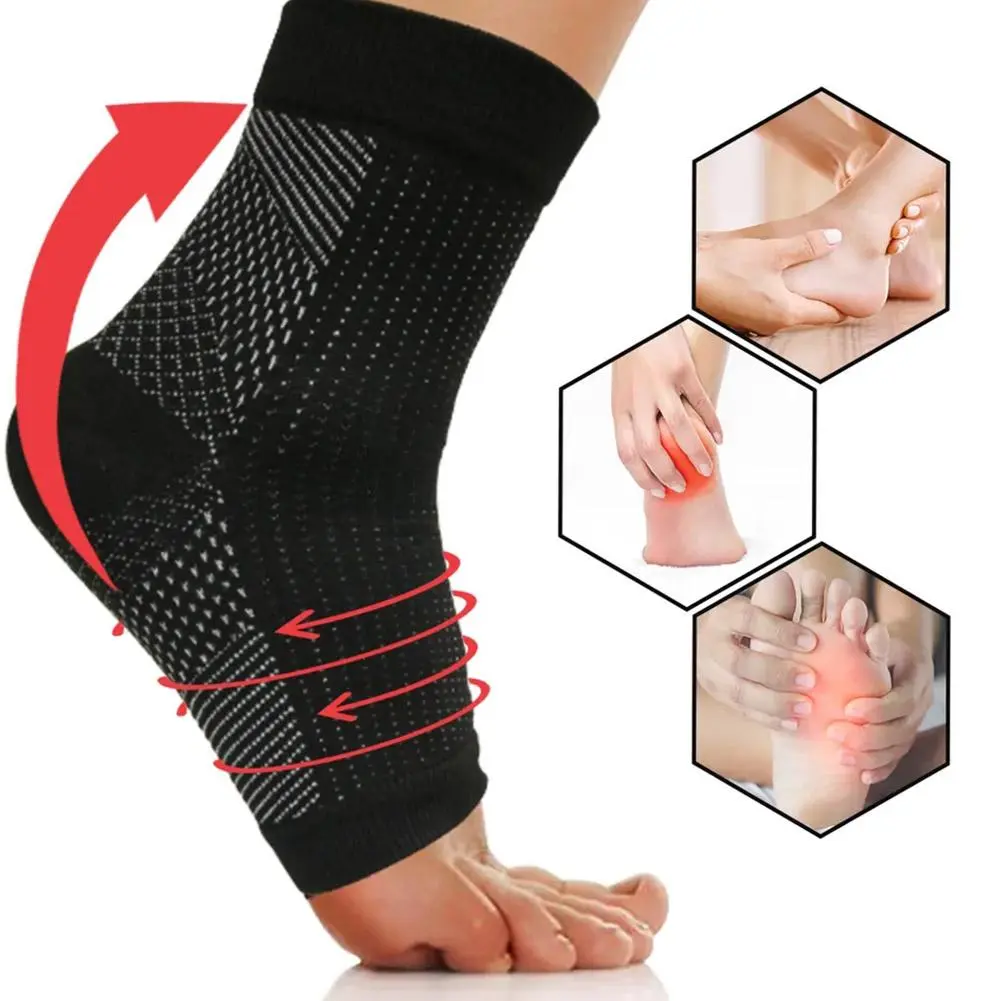 1Pair Neuropathy Socks, Ankle Brace Socks and Tendonitis Compression Socks, For Pain Relief and Plantar Fasciitis for Women Men