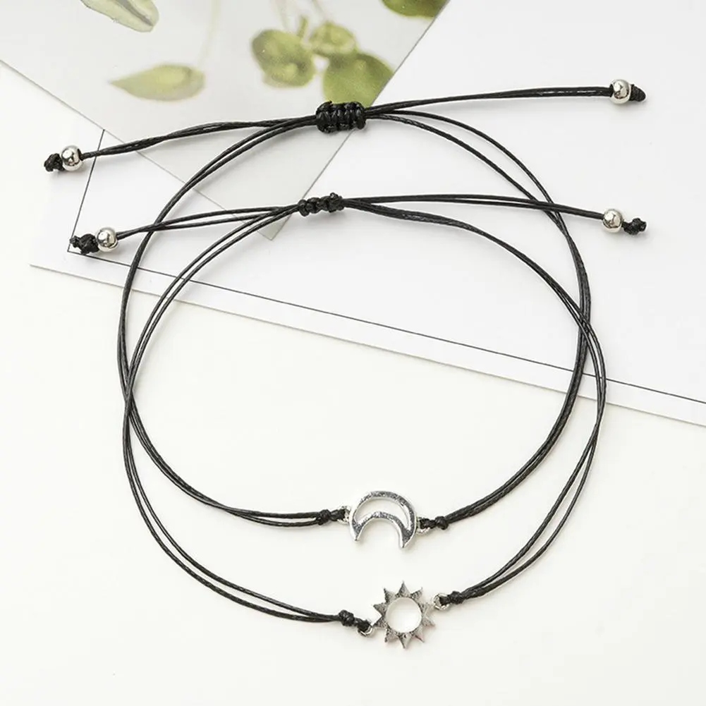 3 Pieces/set Friendship Card Bracelets Long Distance Relationship Promise Bracelet Party Birthday Gift for Best Friends Sisters