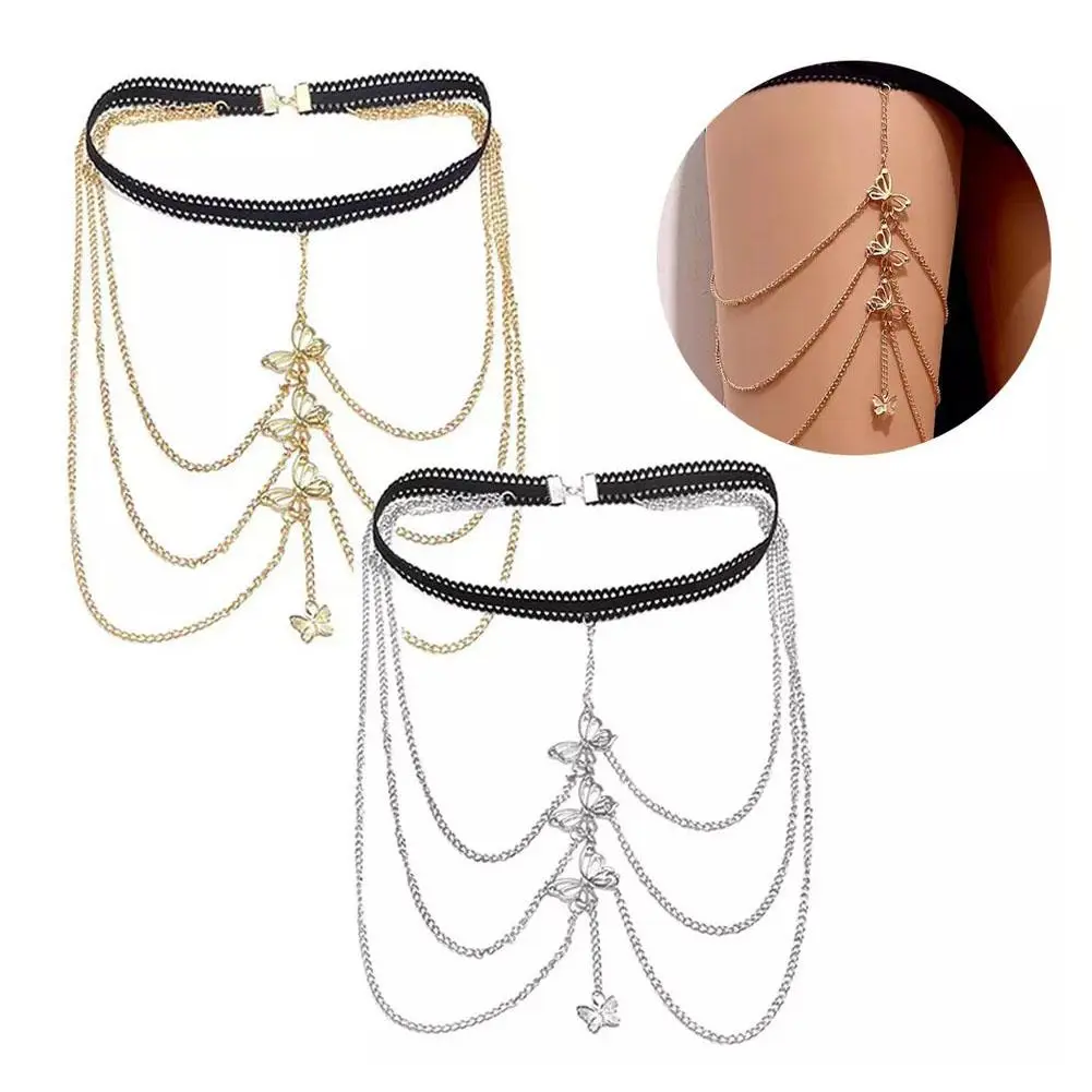 Fashion Retro Women Jewelry Sex Exaggeration Summer Beach Multilayer Leg Chain Boho Ethnic Tassel Coin Body Chain Foot Jewelry