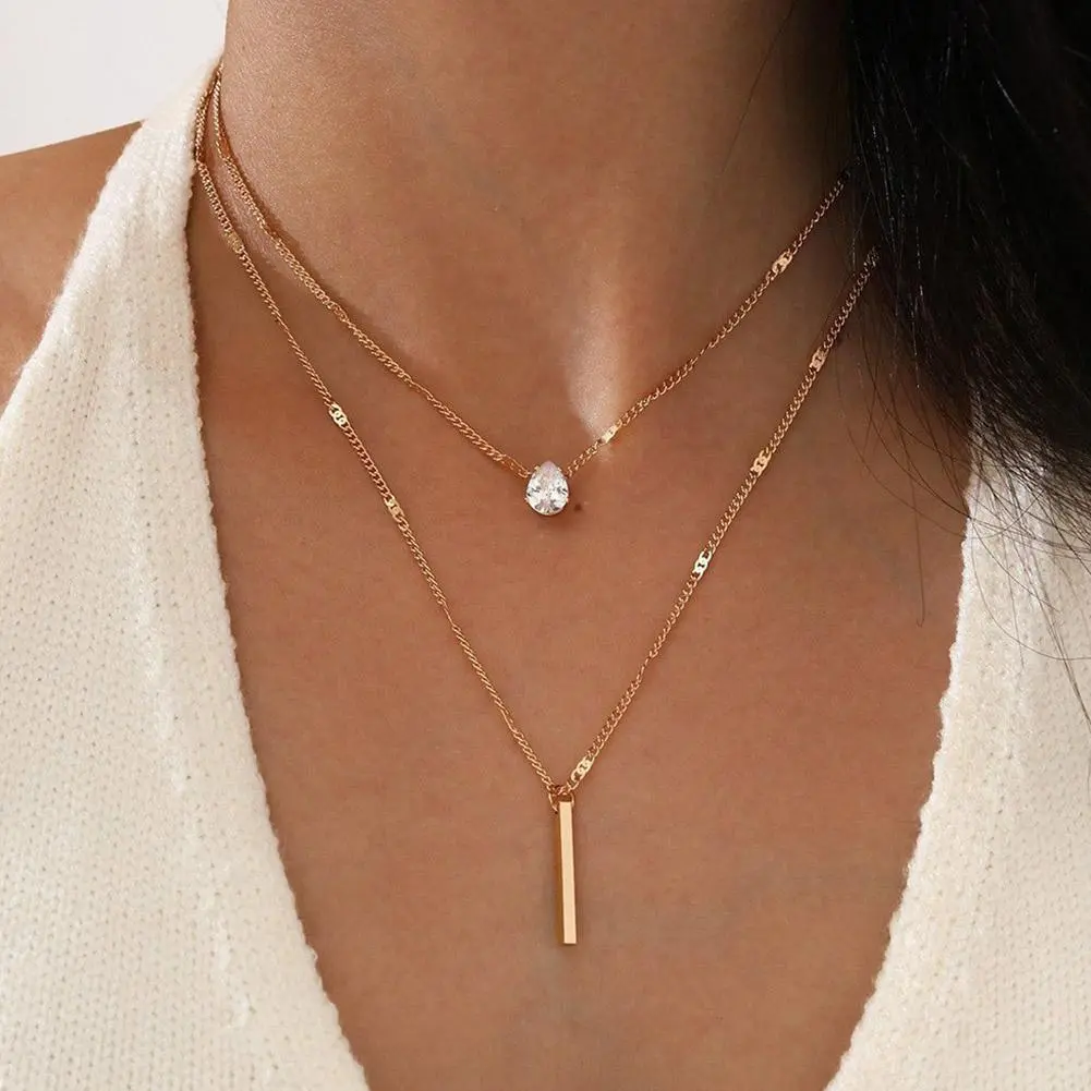Vintage Double Round Charm Layered Necklace Women's Jewelry Layered Accessories for Girls Gifts Bohemian  Fashion Pendant 2025