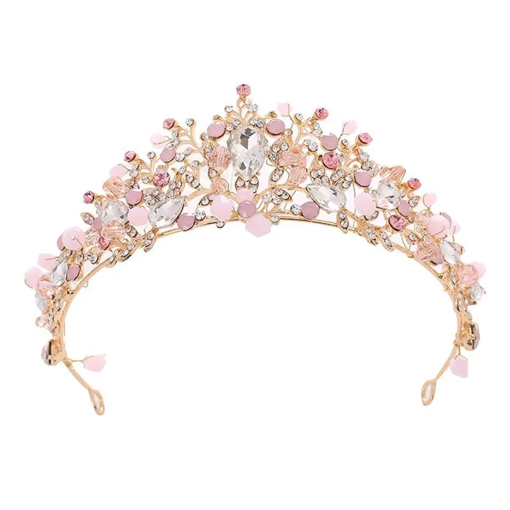 Children's Crown Hair Accessories Princess Costume Princess Crown Headband Birthday Wedding Hair Party Accessories Crystal